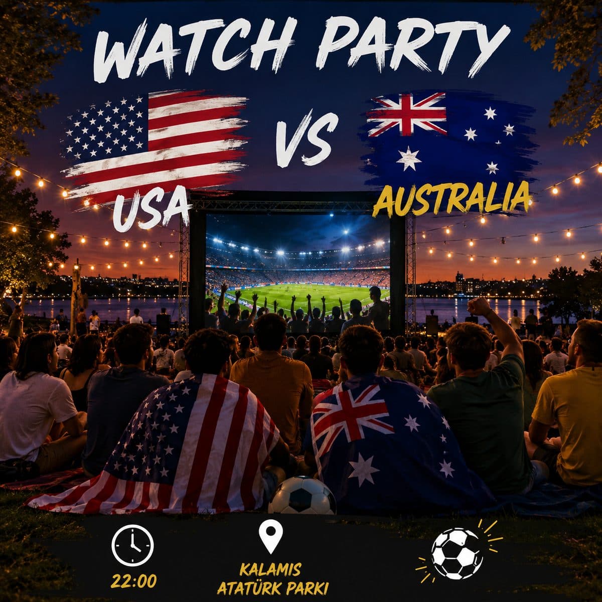 World Cup Watch Party: USA vs Australia