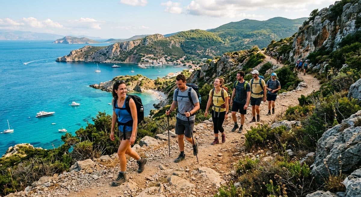 Hiking and Swimming in Burgaz Adası