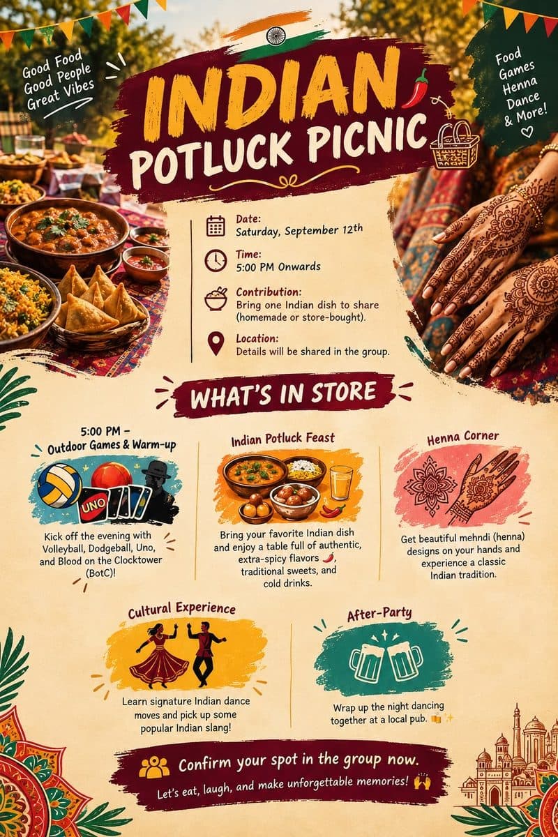 Indian Picnic Fest ๐ฎ๐ณ