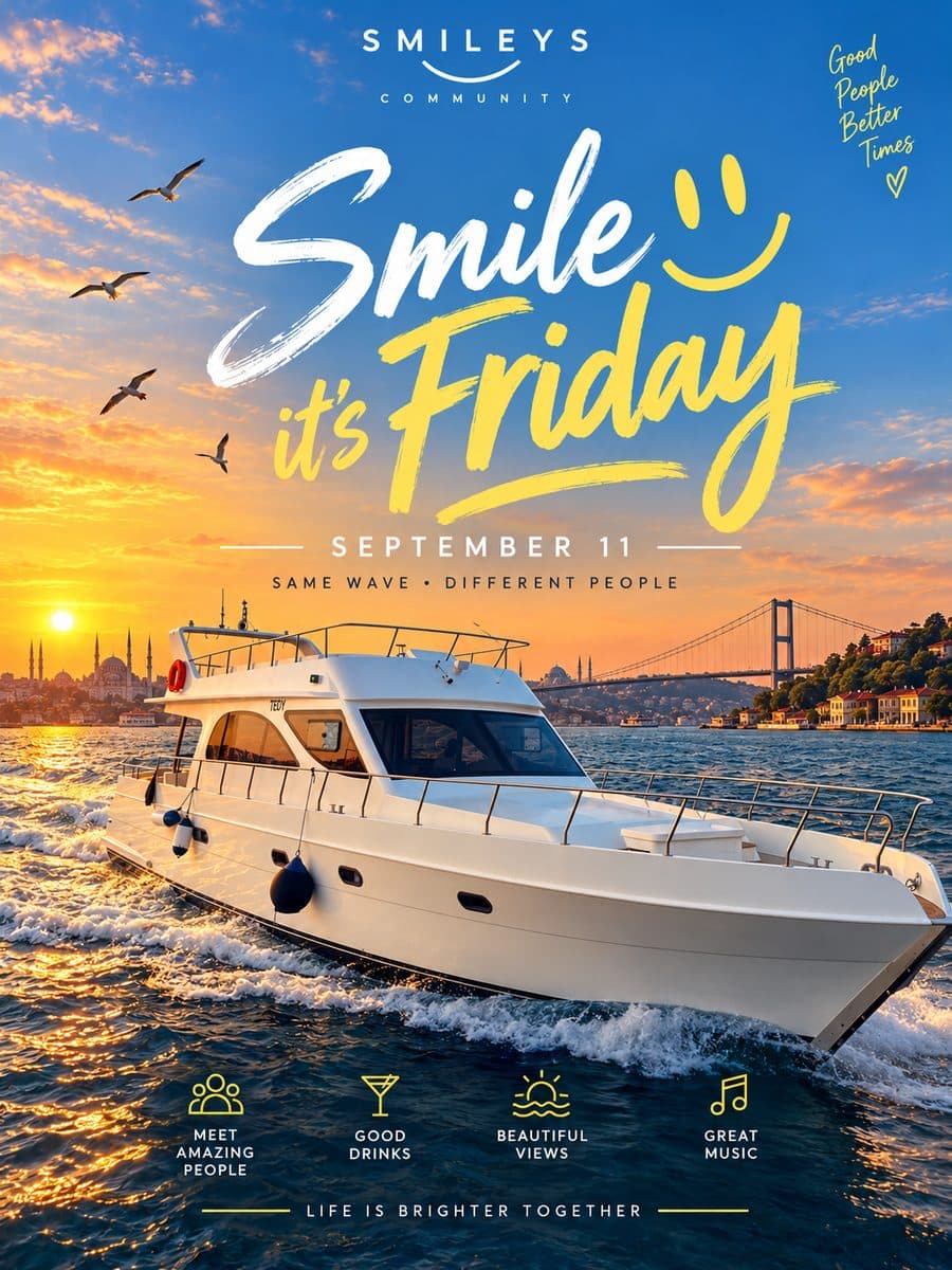 Smile It’s Friday 🛥️