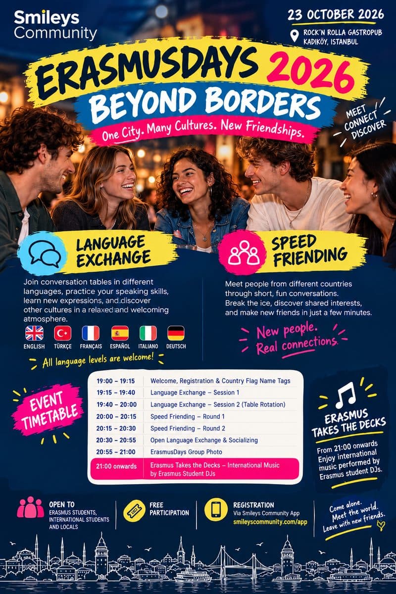 Erasmus Welcome Party! 🇪🇺